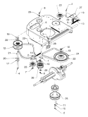 Page O Diagram and Parts List for 13B-325-401 1999 Yard Man Lawn Tractor